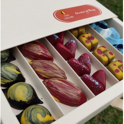 CAJONERA 24 BOMBONES, CHOCOLATE BELGA
